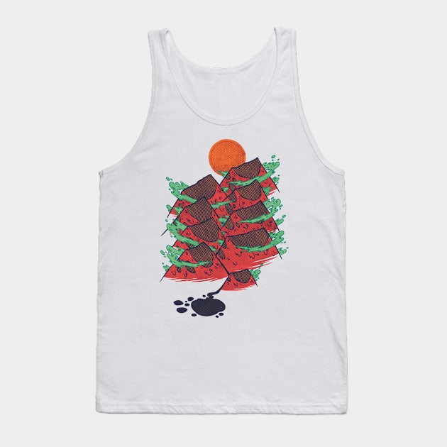 there's chocolate in those mountains 2 Tank Top by againstbound